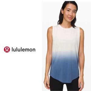 Lululemon Brunswick Muscle tee - dip dye tank